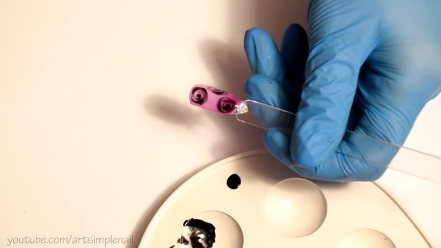 Розы по сырому гель-лаку в технике Waterway. Дизайн ногтей по мокрому гель-лаку смотреть онлайн