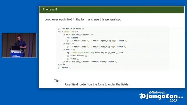 DjangoCon Europe 2023 | Good form: How Django’s form rendering improved during the 4.x series смотреть онлайн