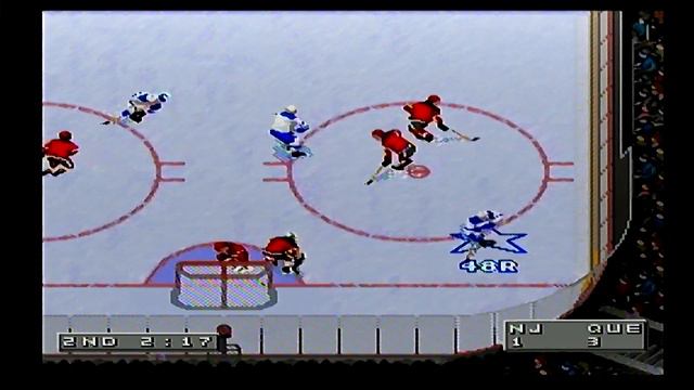 NHL 96 (snes) Season mode Quebec Nordiques vs New Jersey Devils ep 55 смотреть онлайн