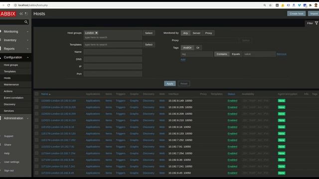 Import Multiple Hosts in ZABBIX Server смотреть онлайн