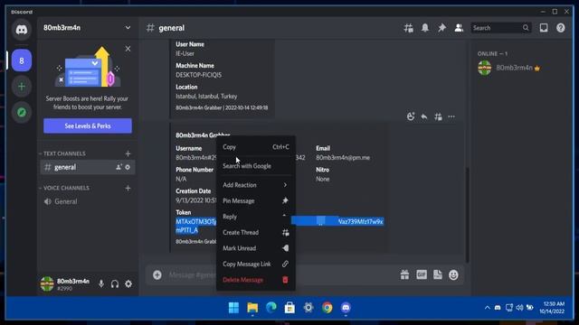 Discord Token Grabber ｜ Discord Token Login