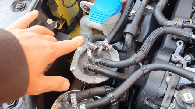 Установка дополнительного двухмикронника на Volkswagen Caddy III Рестайлинг 1 1 6D, engine CAYD смотреть онлайн