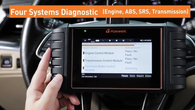 FOXWELL NT716 OBD2 Car Scan Tools ABS Bleeding Oil SAS EPB TPMS Reset OBD ENG AT ABS SRS Free Updat смотреть онлайн