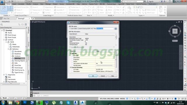 Aula 026 - AutoCAD Civil 3D - Outra forma de usar SRTM para compor uma superfície смотреть онлайн
