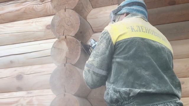 Шлифовка деревянного дома смотреть онлайн