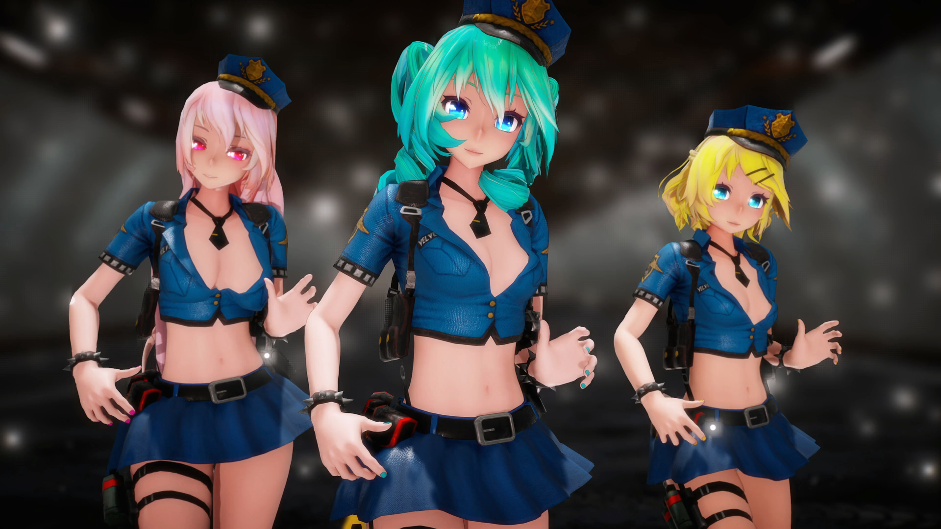 [MMD Music Video] Miku, Rin, Luka - Bing Bing смотреть онлайн
