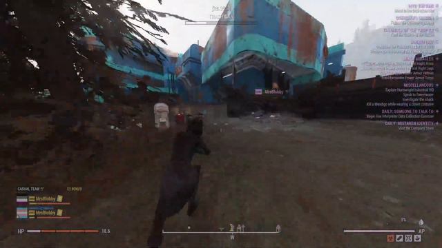 Fallout 76 - West Tek XP farming w/ alt account [1 x 3 hours, 48 levels] смотреть онлайн