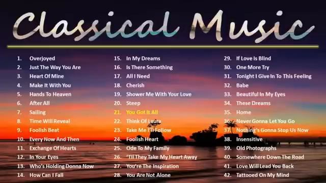 Classic Music | Old Songs | Sentimental Love Songs - 1 смотреть онлайн