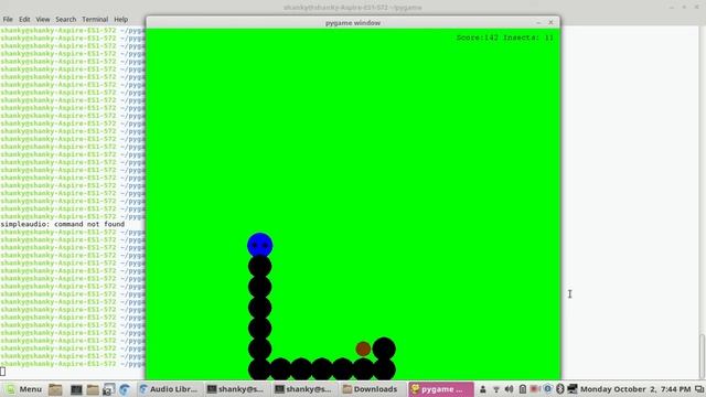Basic Snake game in python using pygame смотреть онлайн