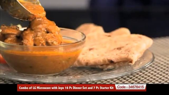 Combo of LG Microwave with Joyo 16 Pc Dinner Set and 7 Pc Starter Kit смотреть онлайн
