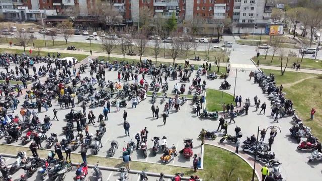 Открытие байкерского сезона в г. Хабаровск смотреть онлайн