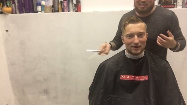 Стрижка men's haircut by Dmitry Puchnin Studio for Nikita Kuligin смотреть онлайн