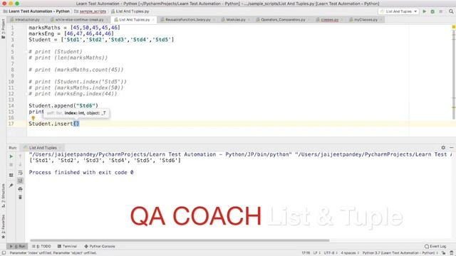 Session 9 - Learn Python For Test Automation (List , List Methods & Tuple) By QA COACH смотреть онлайн