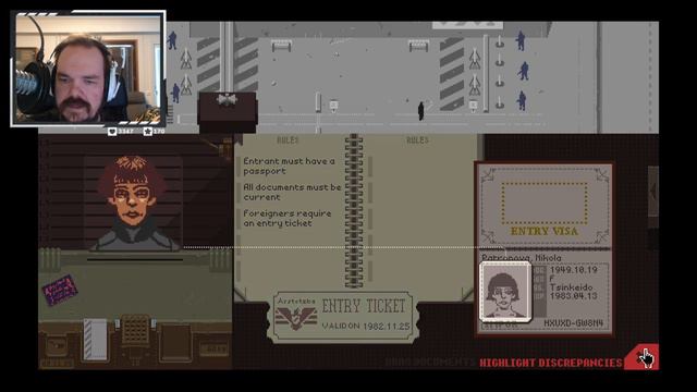 Papers, Please - VOD 1 - Neeeeeeeeeext! (Immigration Officer Z Goes Slightly Mad) смотреть онлайн