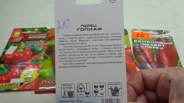 СИБИРСКИЕ ПЕРЦЫ - ГИГАНТЫ! СОРТ ГОЛИАФ. Обзор Ольги Черновой. смотреть онлайн