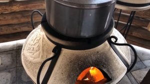 Лаваш в тандыре (грузинский хлеб Шоти)