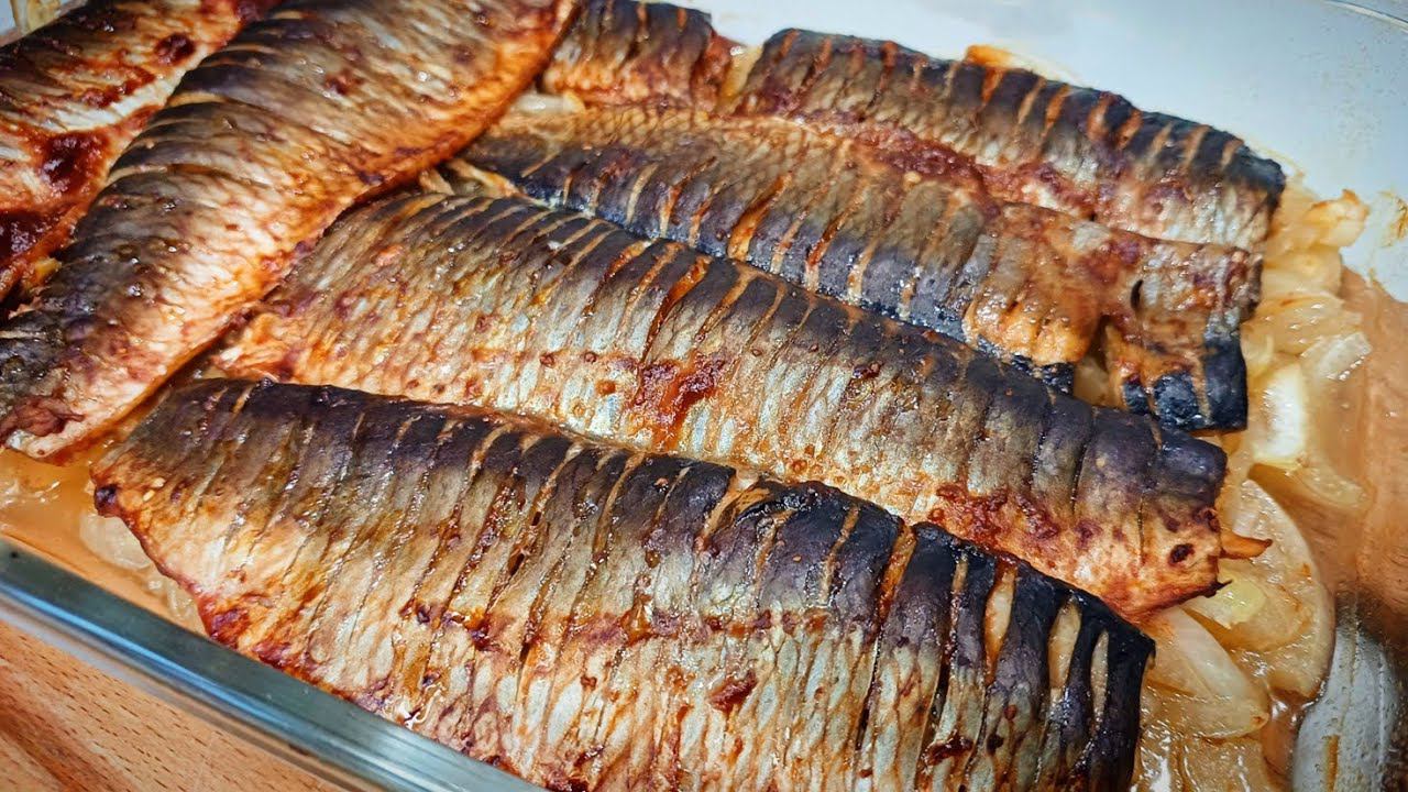 Сельдь запечённая. Рецепт, который меня удивил и полюбился. Очень вкусно и просто! смотреть онлайн