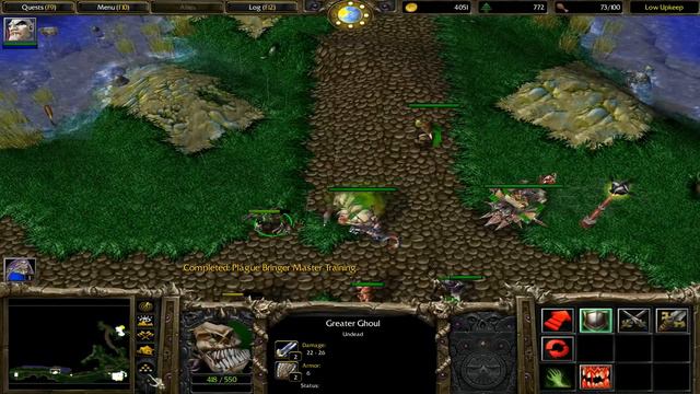 Warcraft 3: Arthas Campaign - Undead 07 - Storm in Arathi смотреть онлайн