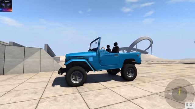 BeamNG drive - Toyota J40 - Accidents & Crash Testing смотреть онлайн