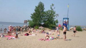 Новосибирск. Пляж Звезда. Отдых. Выходной.