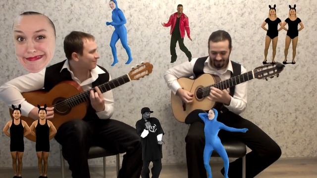 FUNNY POLKA for guitar duo. Полька для двух гитар смотреть онлайн