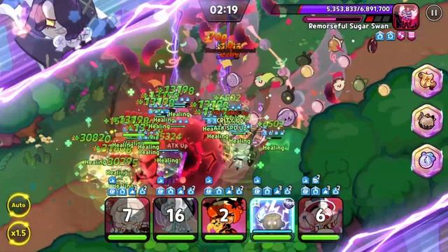 Cookie Run Kingdom || Boss Hunt Remorseful Sugar Swan B Rank смотреть онлайн