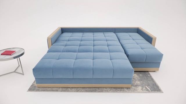 Обзор дизайна MOON 015 (угловой диван с механизмом аккордеон) смотреть онлайн