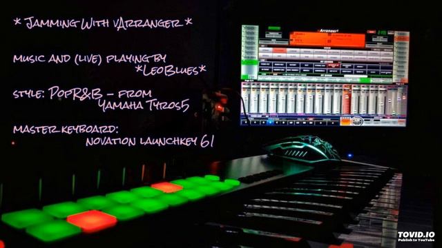 🎵 (🎹 LIVE PLAYING 🎹) Jamming with vArranger - style PopR&B Tyros 5 🎵 смотреть онлайн