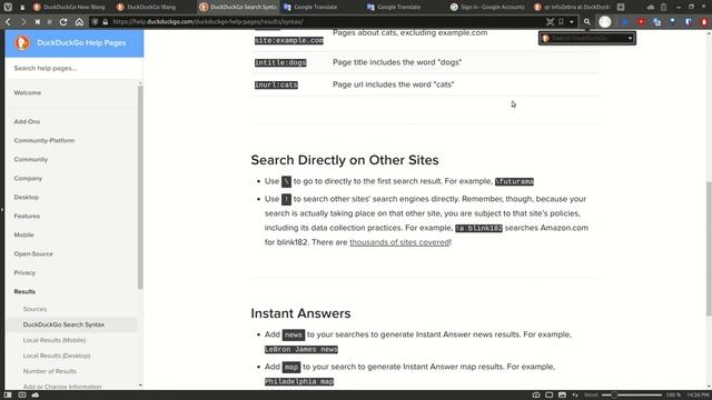 Как искать информацию в поисковике более еффективно? DuckDuckGo синтаксис (подходит и для Google)