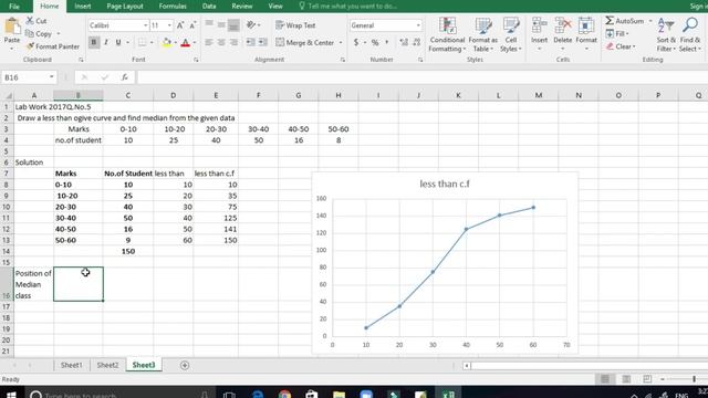 Construction Of Less Than Ogive Curve For BBA/BIM/BBM 3rd Semester|Useful For Business Stat Student