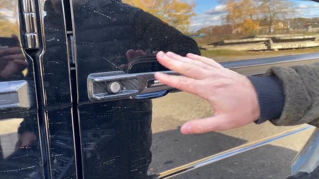 BUY NOW!! Carbon fiber with logo Brabus door handles covers 5pcs for Mercedes Benz W463 G Class смотреть онлайн