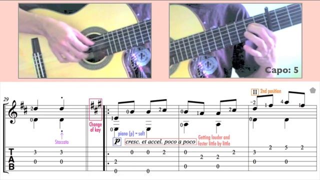 Can-can "Orpheus in the Underworld" / Offenbach (Guitar) [Notation + TAB] смотреть онлайн