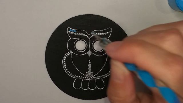 Owl, dot art (Сова) смотреть онлайн