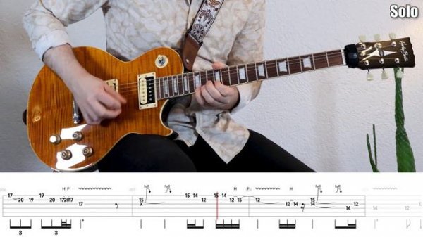 Metallica - Master Of Puppets (SLOW Guitar Tutorial + Tabs)