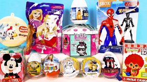 СЮРПРИЗ MIX! LOL Dolls Present Surprise, Покемоны, Малышарики, Человек-паук Unboxing Kinder Surprise