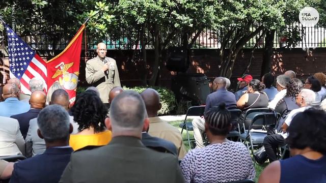 First Black officer promoted to four-star general in Marine Corps history | USA TODAY смотреть онлайн