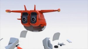 [Супер крылья Собрать игрушку] Джетт | 3D сборка | джетт и его друзья