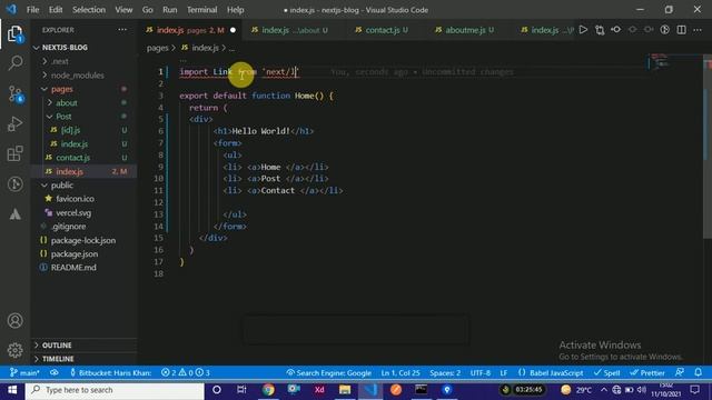 Menu in Next JS | Navigation in Next JS (Urdu/Hindi) смотреть онлайн