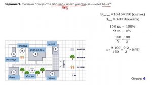 ОГЭ по математике План участка