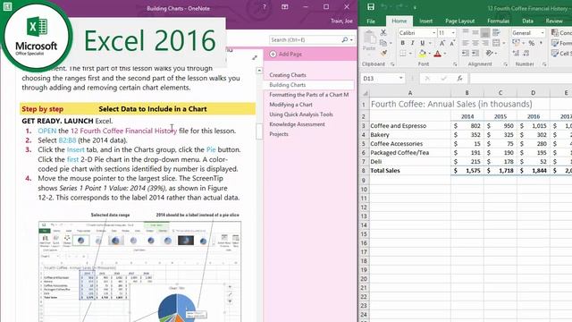 Microsoft Office Specialist @ Cardiff Met - Excel 2016 смотреть онлайн