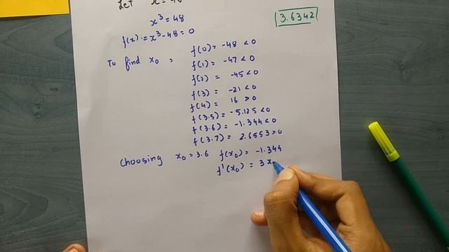 Find cube root / square root using Newton Raphson method смотреть онлайн