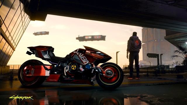 New Cyberpunk 2077 screenshot showcases the Yaiba Kusanagi bike смотреть онлайн
