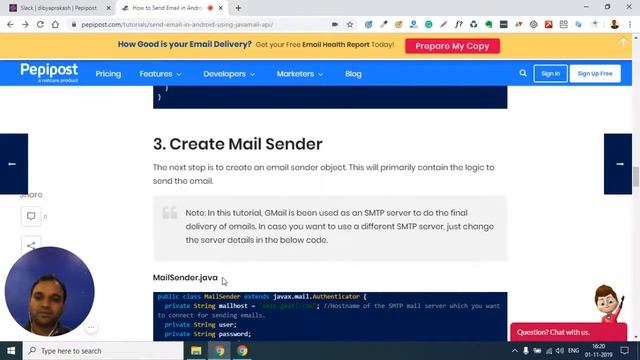 How to Send Email in Android Using JavaMail API смотреть онлайн