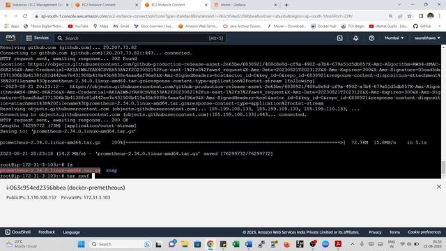 How Prometheus and Grafana Monitor with Docker Conatainer смотреть онлайн