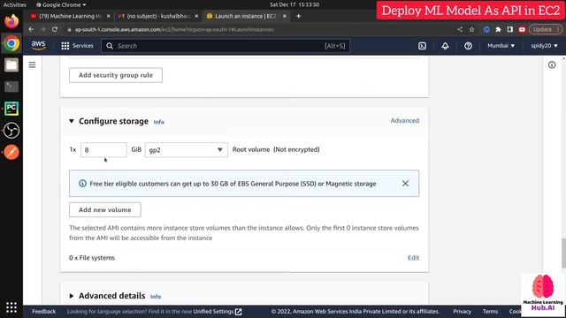 AWS Tutorials: Deploy Machine Learning Model API on AWS EC2 (Permanent Running) смотреть онлайн