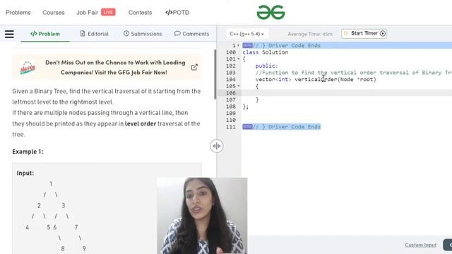VERTICAL ORDER Traversal of Binary Tree | How to identify that this is BFS Question? Level Order!! смотреть онлайн