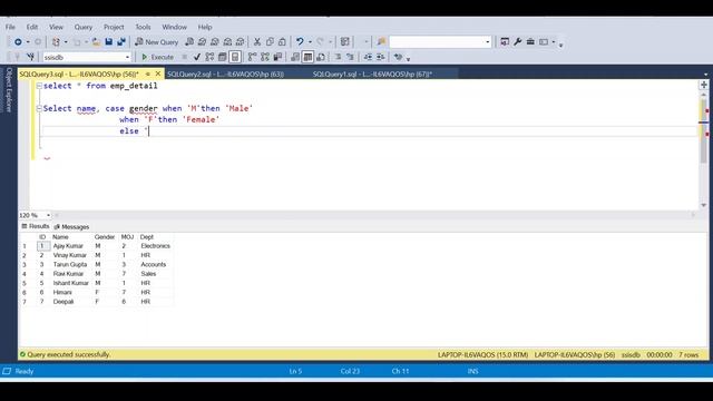 SQL Case Statement смотреть онлайн