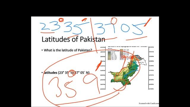 Geography of Pakistan | longitude and latitude | Map of Pakistan смотреть онлайн