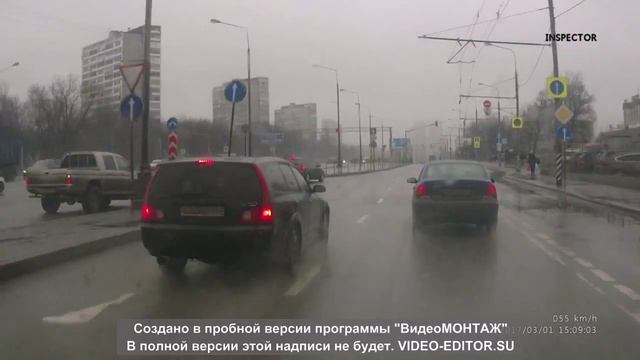 А 559 НУ 125 ЗА РУЛЁМ БЫДЛО!!! смотреть онлайн