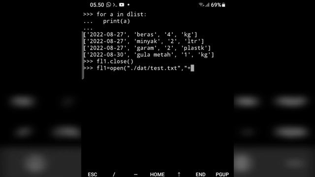 Tutorial : Perintah dasar python, for, open, pop(),[ ],seek(),tell(),strip(),split() -lanjutan 4 смотреть онлайн